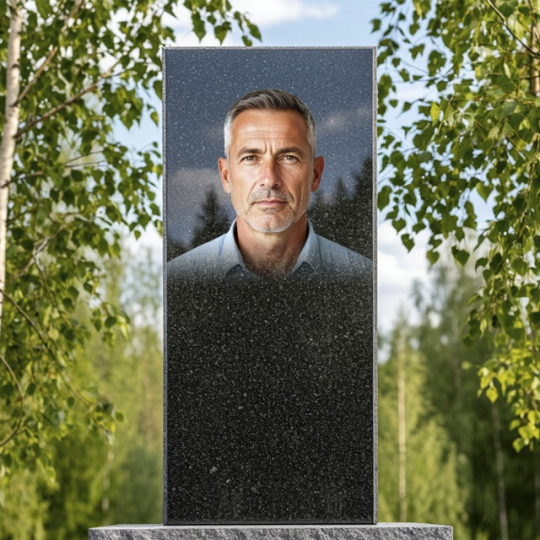 Цветное фото на памятник