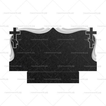 Резной семейный памятник № 12