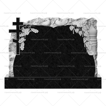 Резной семейный памятник № 18